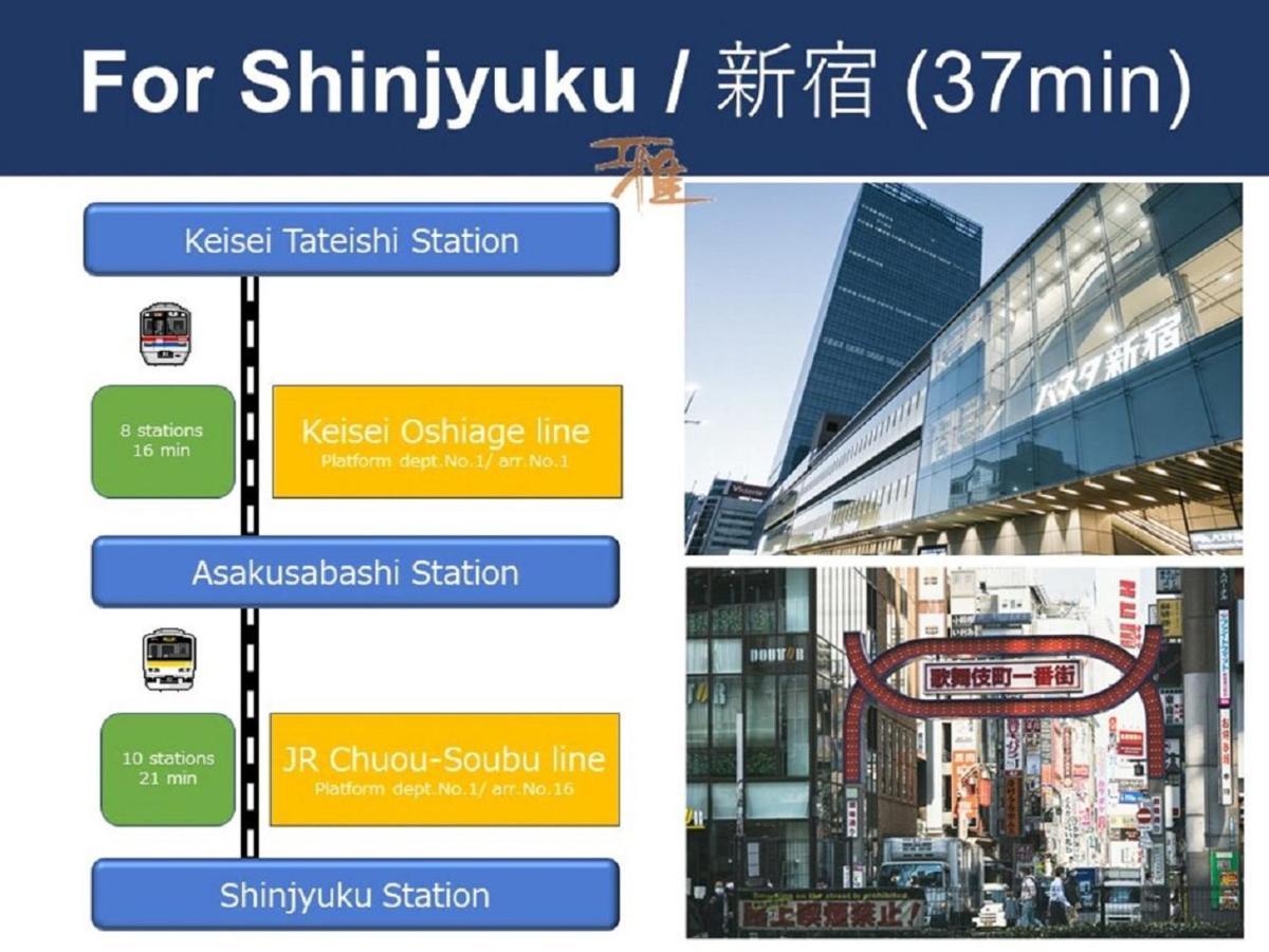 Vacation Rental Miyabi/Downtown/Tokyo Airport Kültér fotó